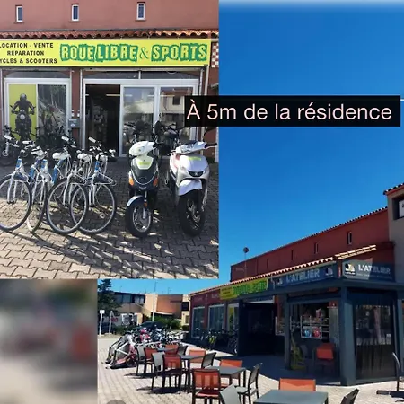 T3 Climatise A 50m De La En Acces Direct Διαμέρισμα Leucate